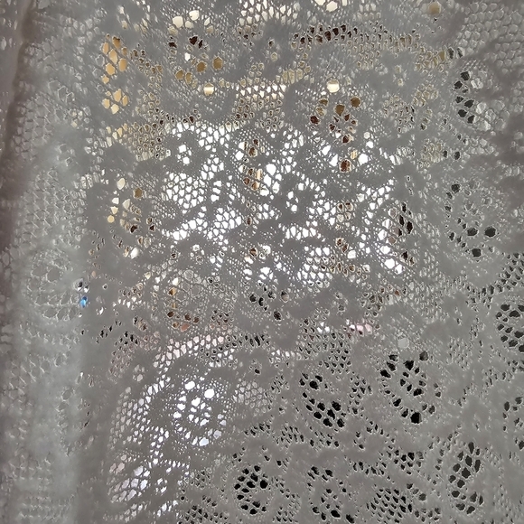 Free People Waterfall Maxi Lace Top Dress Swim Coverup White Size M - Picture 16 of 16